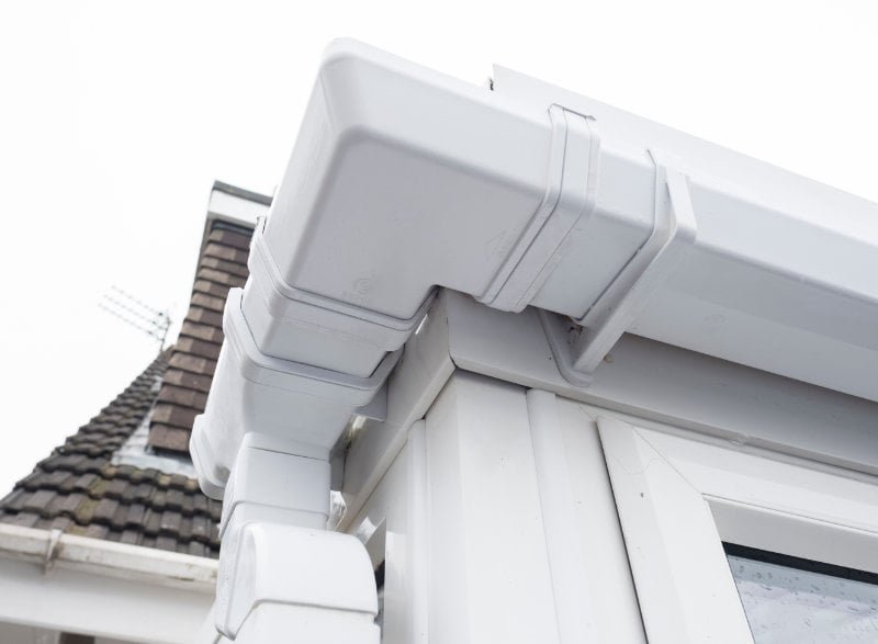 New guttering fitted to a property in Norfolk